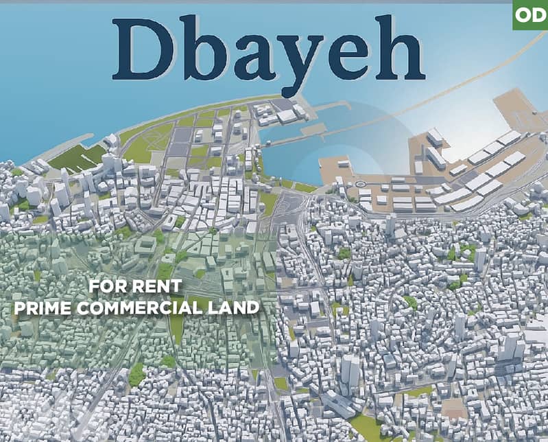 For Rent - Prime Commercial Land - Dbayeh, el Metn REF#OD129741 0