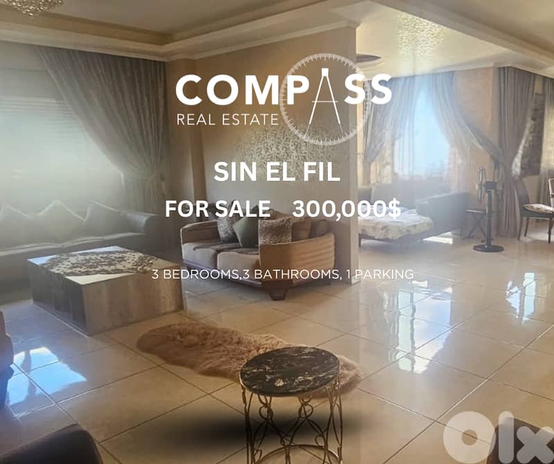 Apartment for sale in the Sin El Fil area – 200 sqm, brand new buildin 0