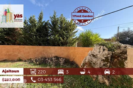 Ajaltoun 220m2 | 171m2 Terrace / Garden | High-End | DA |