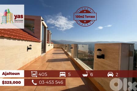 Ajaltoun 405m2 | 100m2 Terrace | Private Street | High-End | DA |