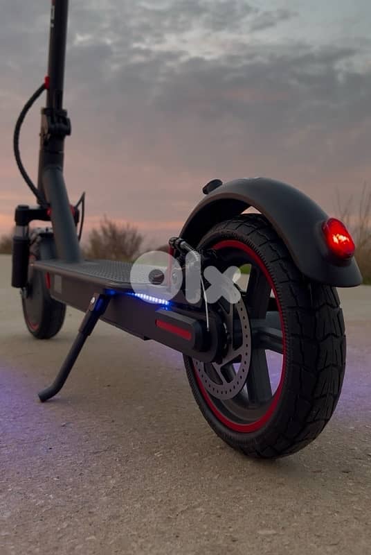 Electric Scooter 35KM Speed with Front Suspension & Strip Led Light 1