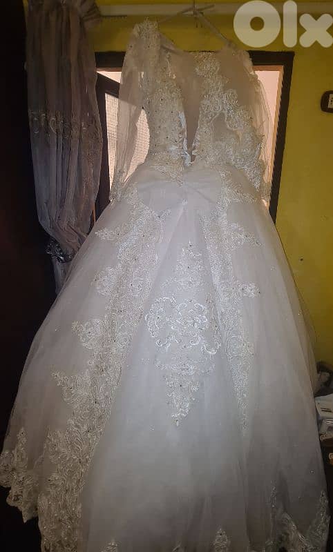 wedding dress new فستان زفاف رائع 0