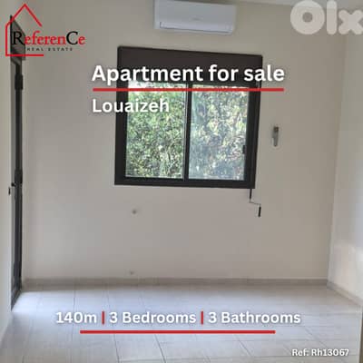 Apartment in Louaizeh with sea view شقة للبيع في اللويزة