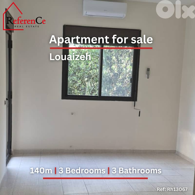 Apartment in Louaizeh with sea view شقة للبيع في اللويزة 0