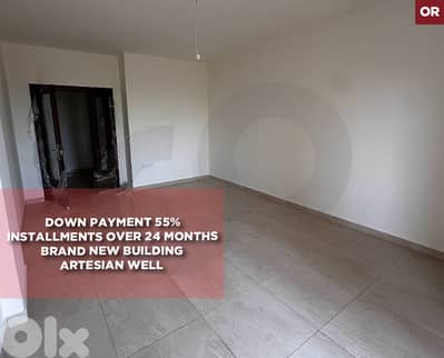 down payment 55%- installments- dohat el hoss REF#OR129779