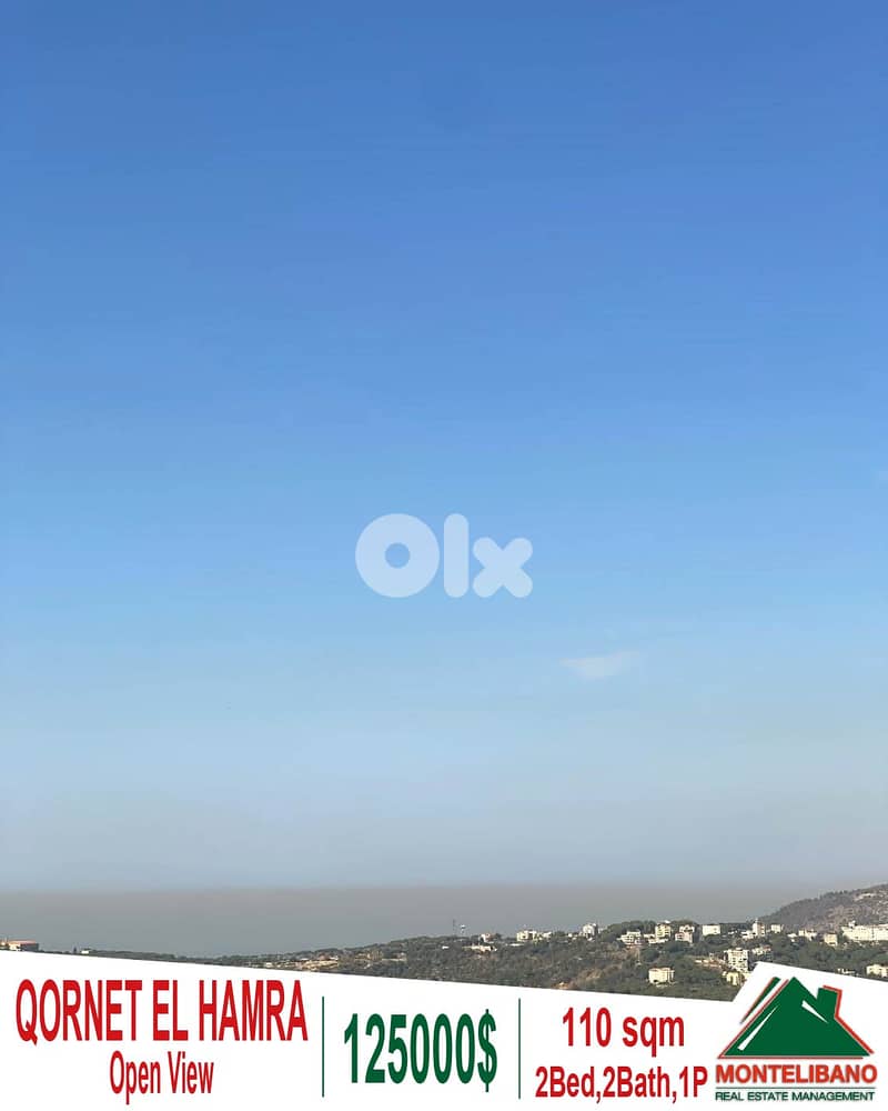 110 sqm Apartment For Sale in Qornet El Hamra (قرنة الحمراء) + View 0