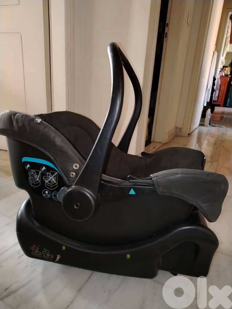 JOIE Baby stroller with car seat 4