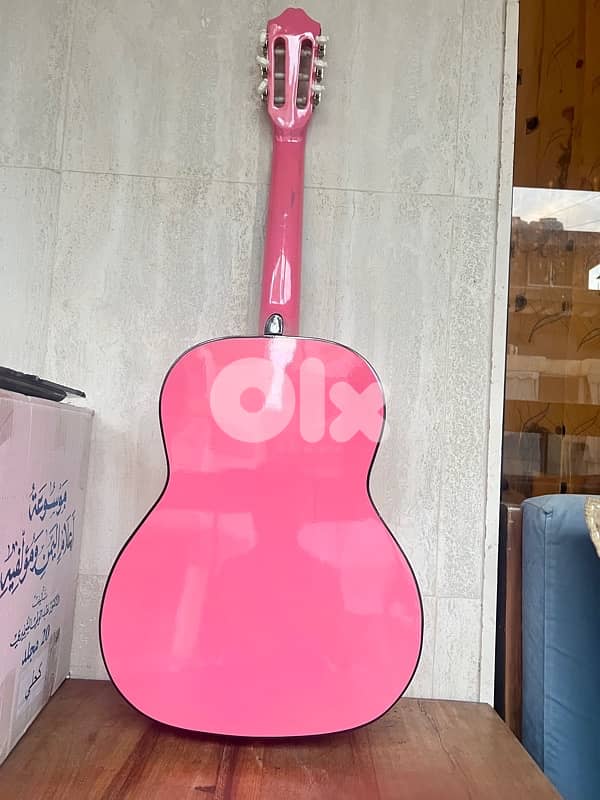 pink classical guitar 2