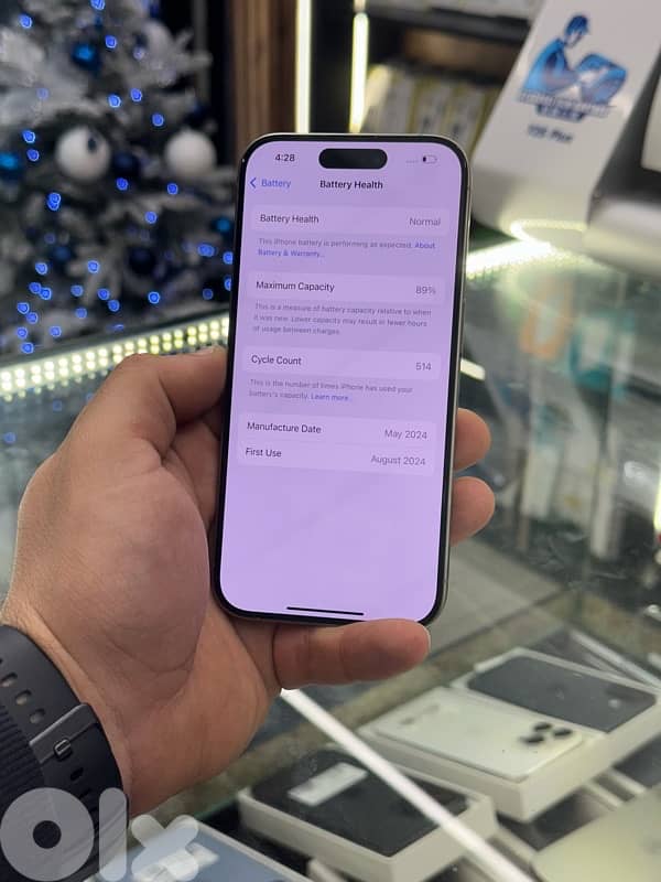iPhone 15 Pro 256Gb battery 89% 5