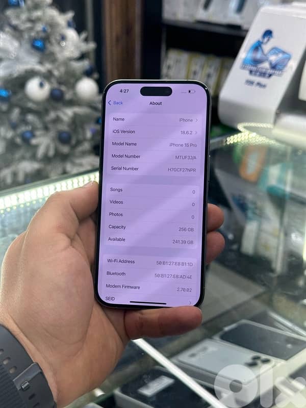 iPhone 15 Pro 256Gb battery 89% 6