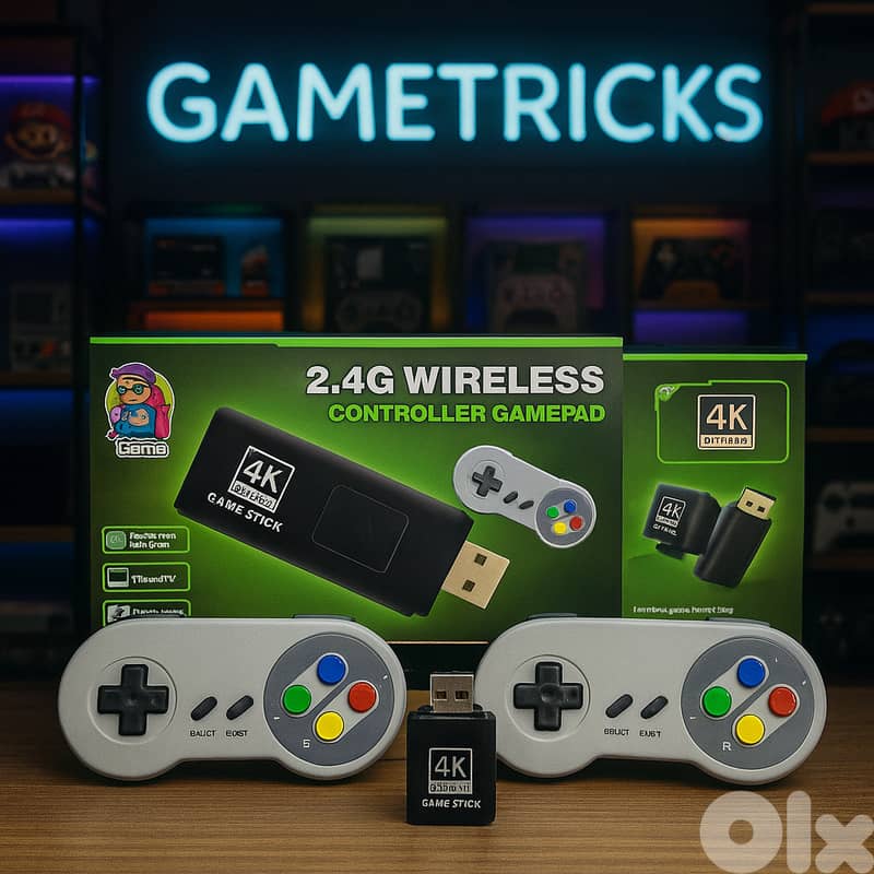 GSH U8 Mini / TV Video Game Console Stick 2.4g Wireless Gamepad 0