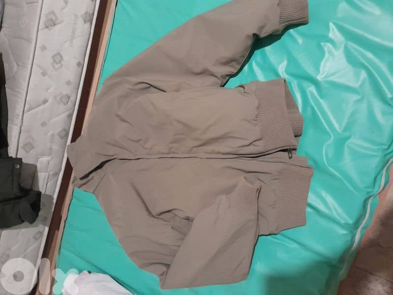 Turkish olive jacket water repellant still new 0