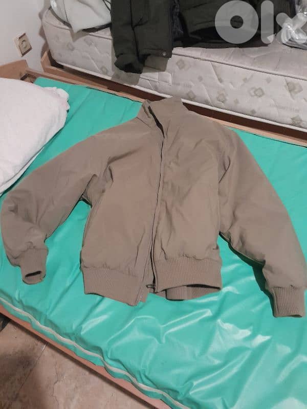 Turkish olive jacket water repellant still new 2