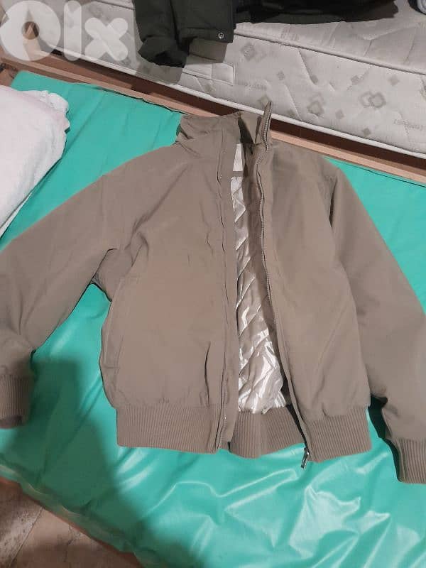 Turkish olive jacket water repellant still new 3