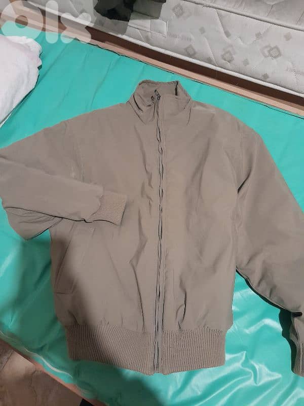 Turkish olive jacket water repellant still new 6