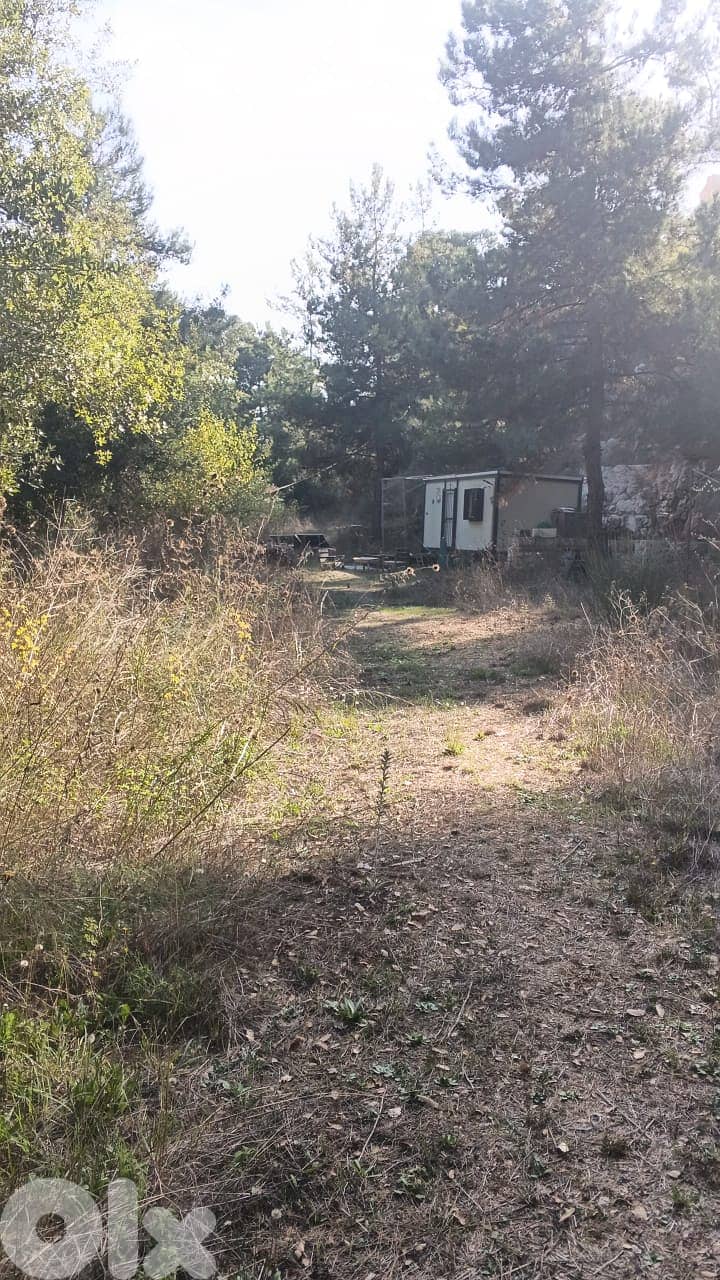 Land with Prefabricated House for Rent in Baabdat 0