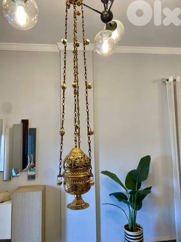 مبخرة نحاس كنيسية فخمة جدا 1