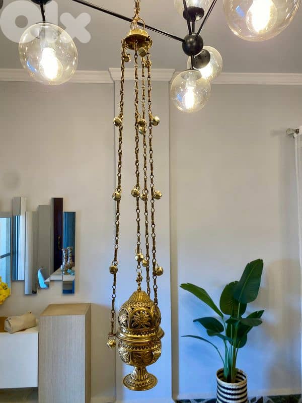 مبخرة نحاس كنيسية فخمة جدا 8