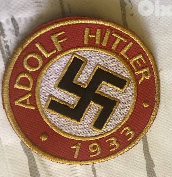 نسخة طبق الأصل عن بأدج نازي Adolfo Hitler مصنوع من القماش 0