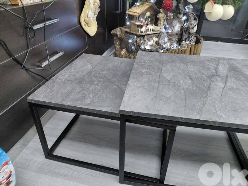 1 big table and 2 small 0