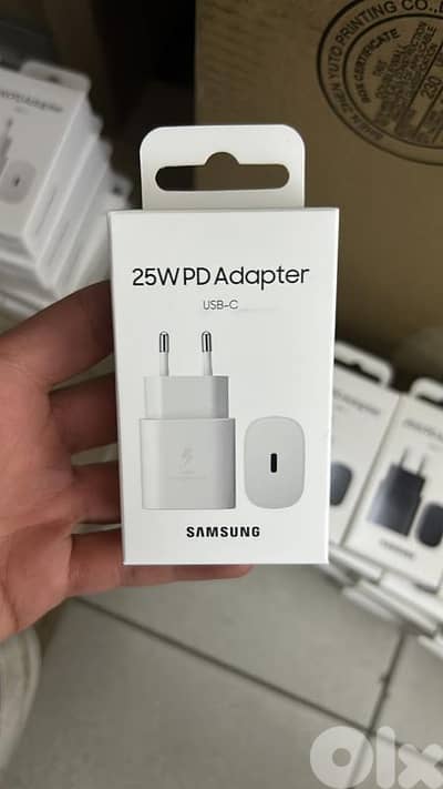 Samsung 25w pd adapter usb-c 2pin white