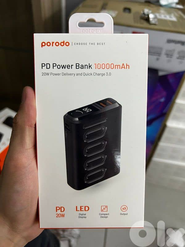 Porodo pd powerbank 10000mah 0