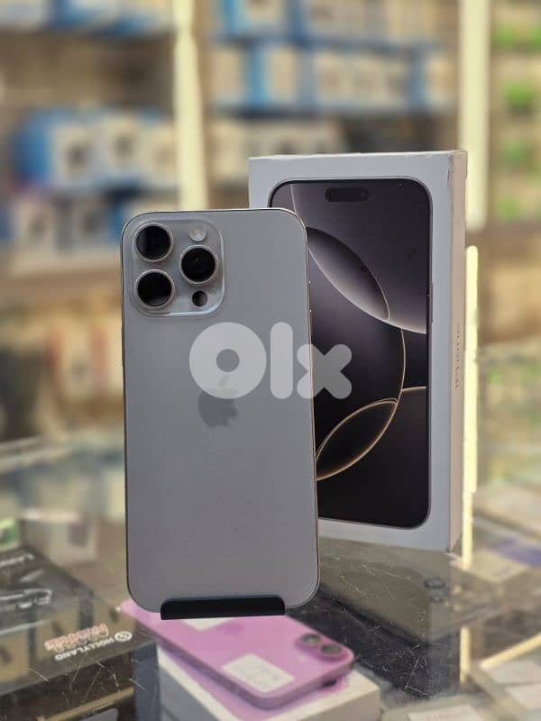 Used 16 pro max 512 gb natural 0