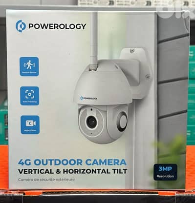 Powerology 4g outdoor camera vertical & horizontal