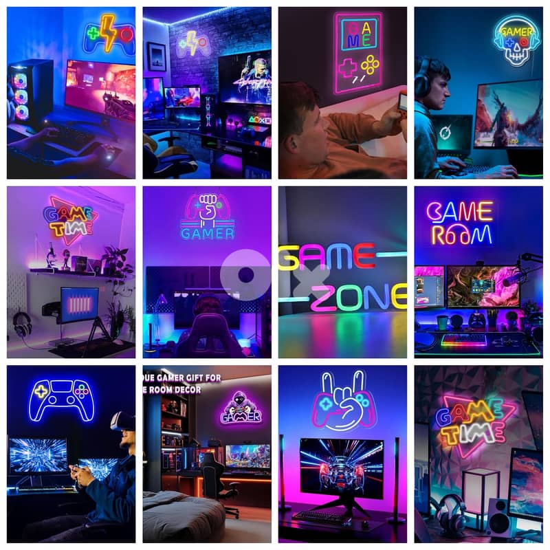 Gaming sign - large collection PS4 PS5 NINTENDO XBOX PC 0