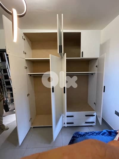 خزانة 4 درف طابقين جديدة من المعمل بافضل الاسعار