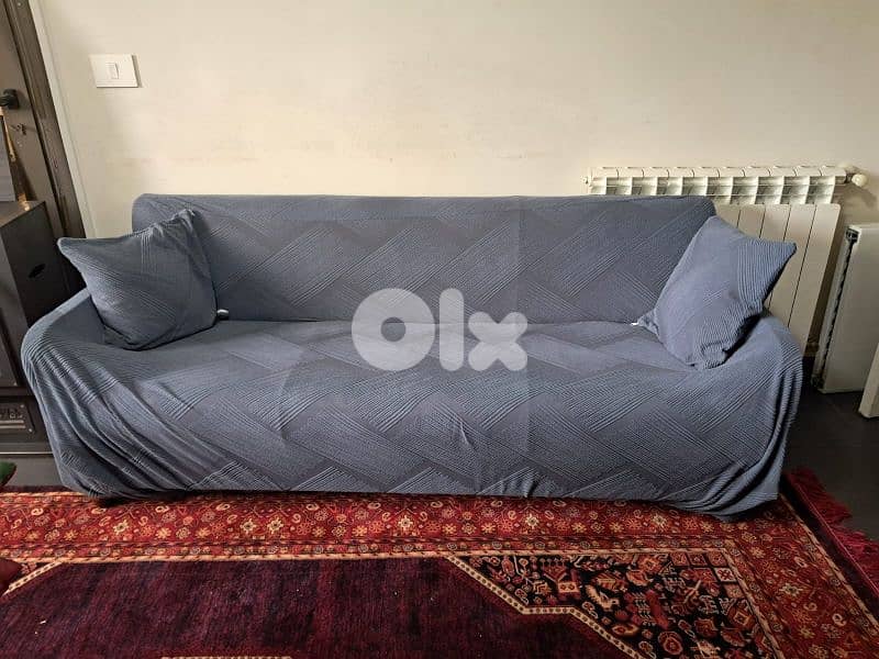 cover for sofa 3 seats عدد ٢ 2