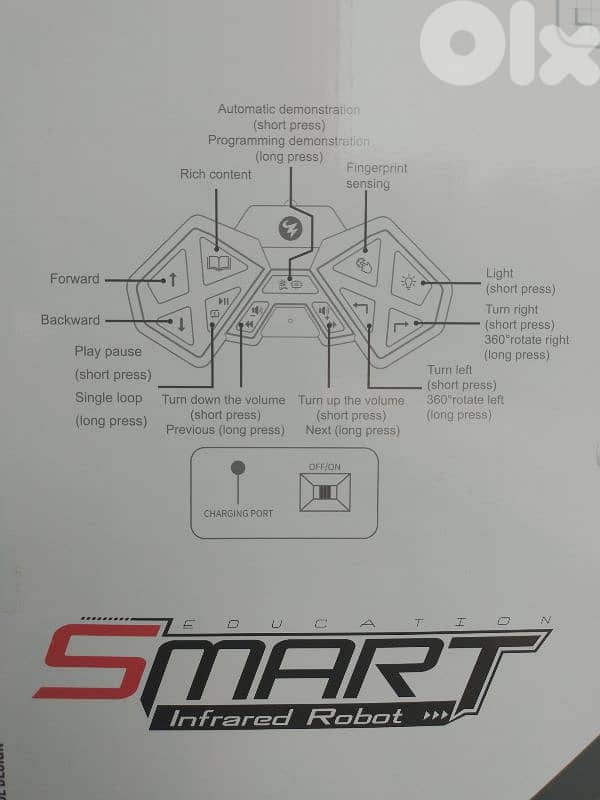 37cm infrared smart robot 2