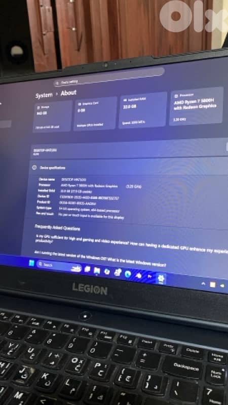 Lenovo legion 5 pro 1