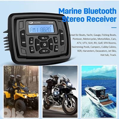 Guzare Marine radio and speakers