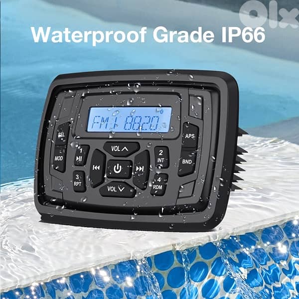 Guzare Marine radio and speakers 1