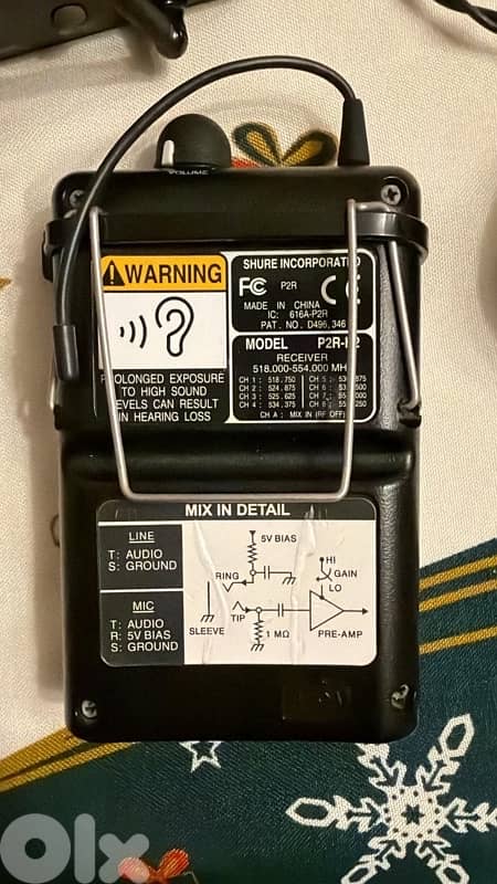 Shure PSM 200 P2T In-ear monitoring wireless system 3