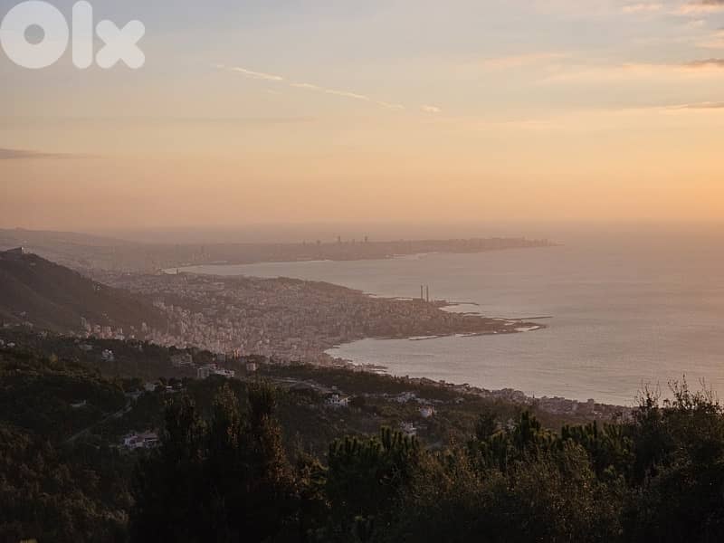 Land in Kfour 8500m2 Full Sea View ارض للبيع في الكفور 3