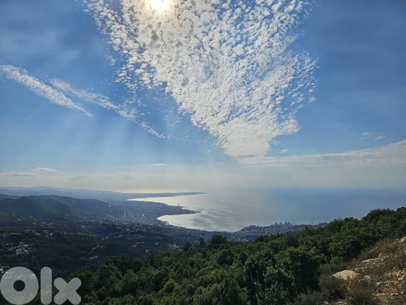 Land in Kfour 8500m2 Full Sea View ارض للبيع في الكفور 5