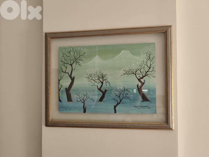 MKRTICH ASLANIAN ,super wonderful painting,piece of art,Well Framed 3
