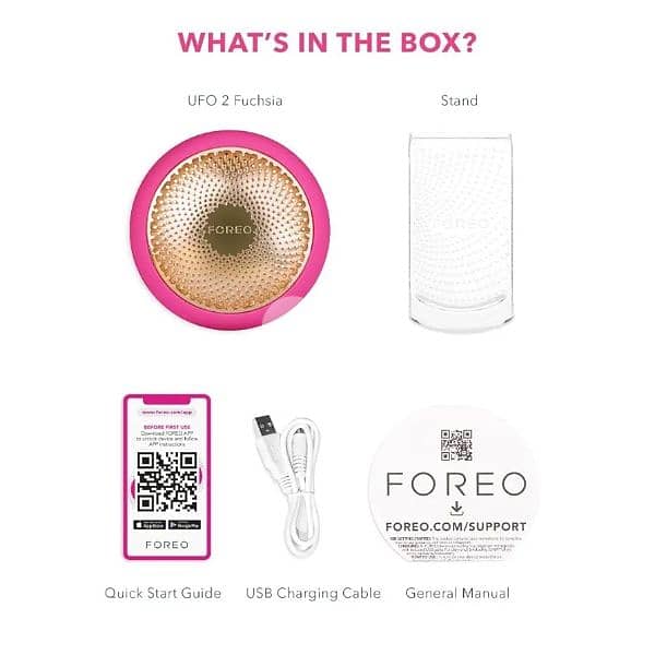 FOREO UFO 2 Heated Led Power Mask Fuchsia 6
