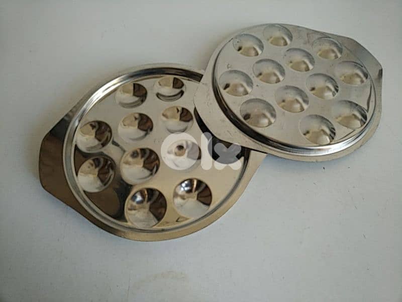 Set of two stainless steel snails plates - Not Negotiable 0