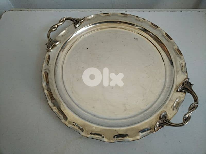 Old silverplated plate - Not Negotiable 0