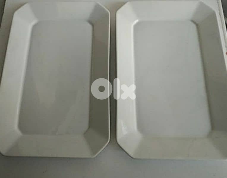 Set of 2 large service plates - Not Negotiable 0