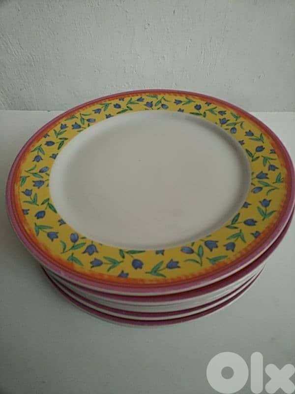 8 flowry plates - Not Negotiable 1