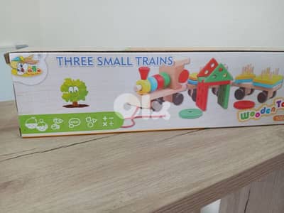 three small train