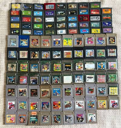 gameboy games cartridges nintendo