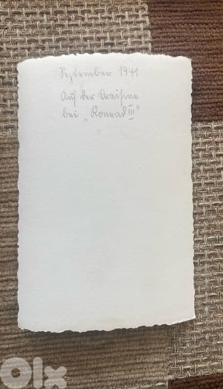 صورة اصلية جندي نازي يقعد على عربة سلاح العالمية الثانية Nazi photo 1