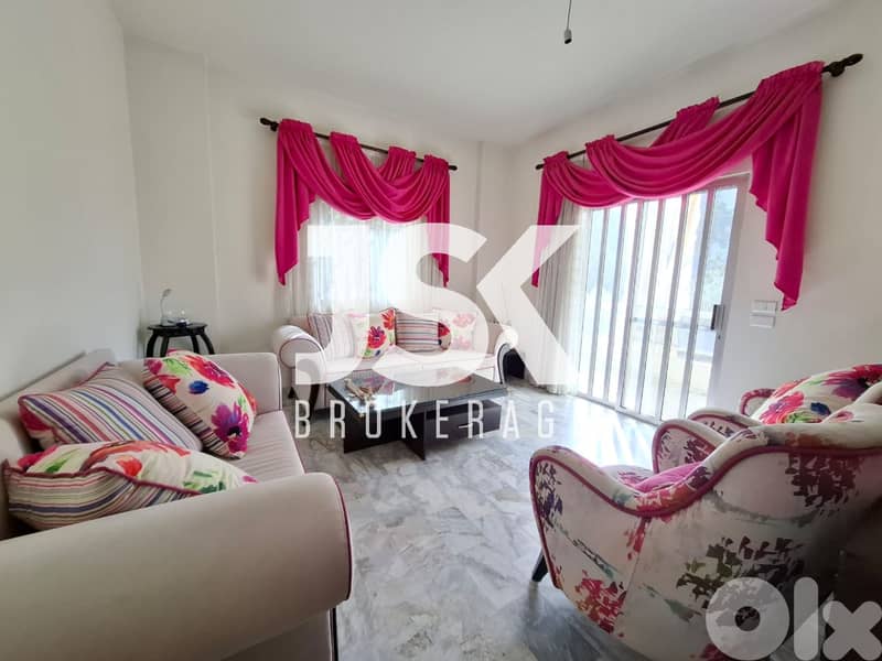 L19875 - Cozy 2-Bedroom Apartment with Garden For Sale in Ghazir 0