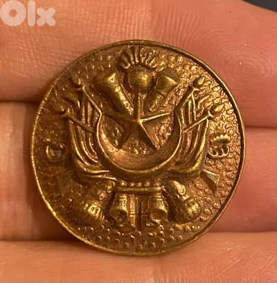 زر بدلة عسكرية ضابط فوج ارطغرل مع شعار الدولة العثمانية