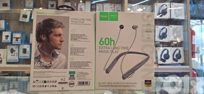 Hoco neck mounted by earphones es73